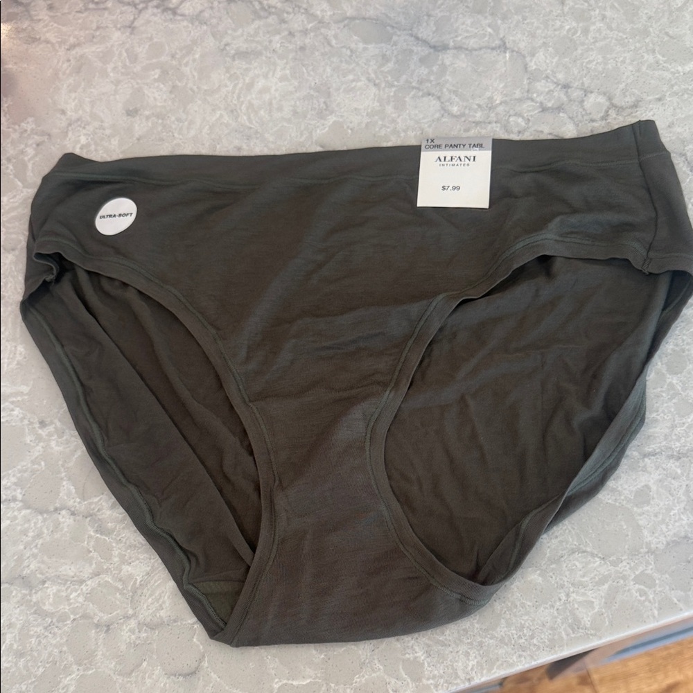 ALFANI intimates seamless bikini, brief panty ultrasoft